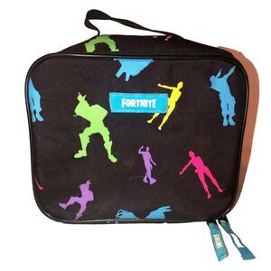 Fortnite Soft Lunch Box Zippered Opening - 9.5" x 8" x 4"